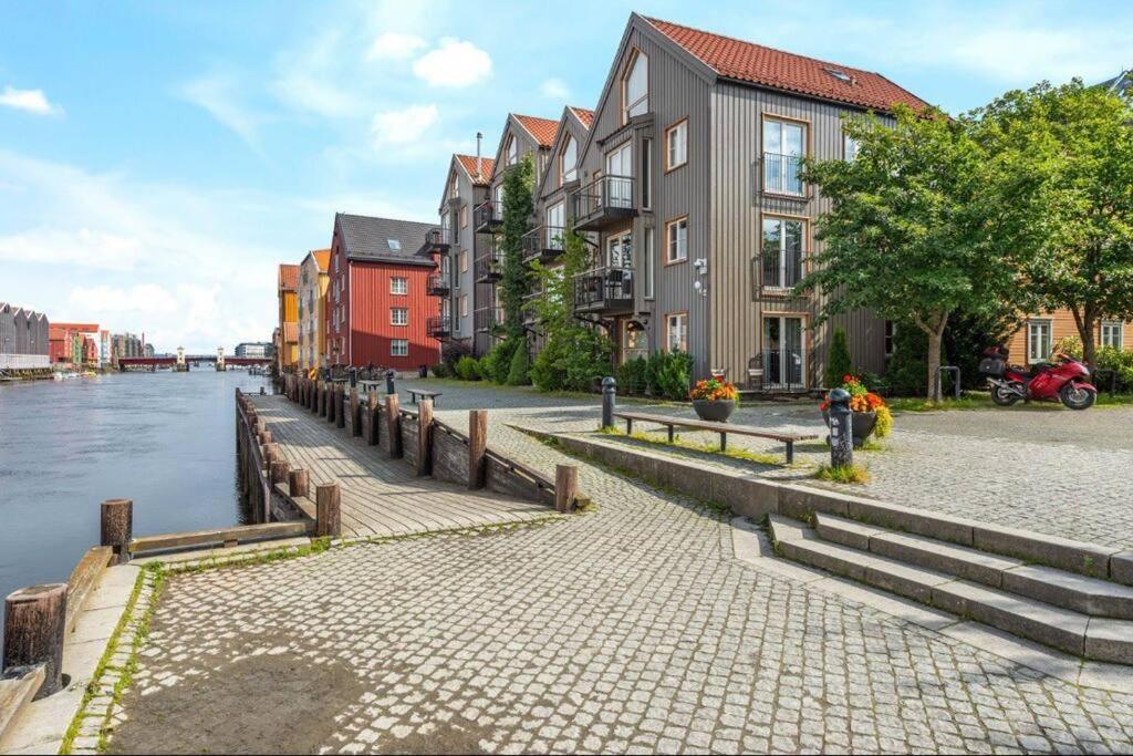 Apartmán Bakklandets Perle 3-Roms Trondheim Exteriér fotografie