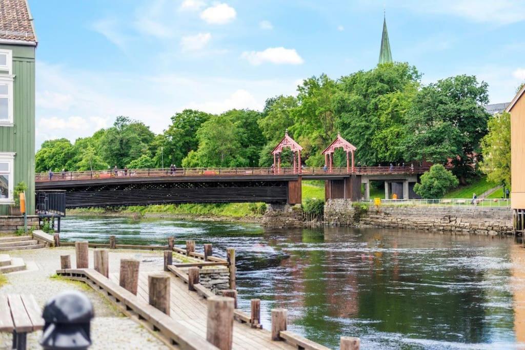 Apartmán Bakklandets Perle 3-Roms Trondheim Exteriér fotografie