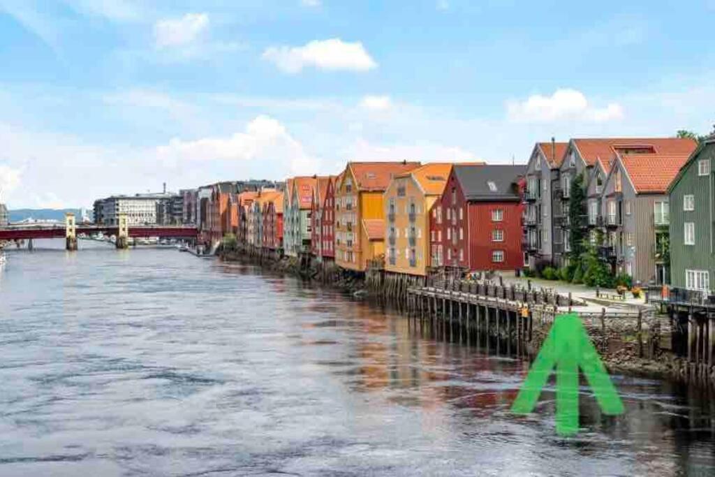 Apartmán Bakklandets Perle 3-Roms Trondheim Exteriér fotografie