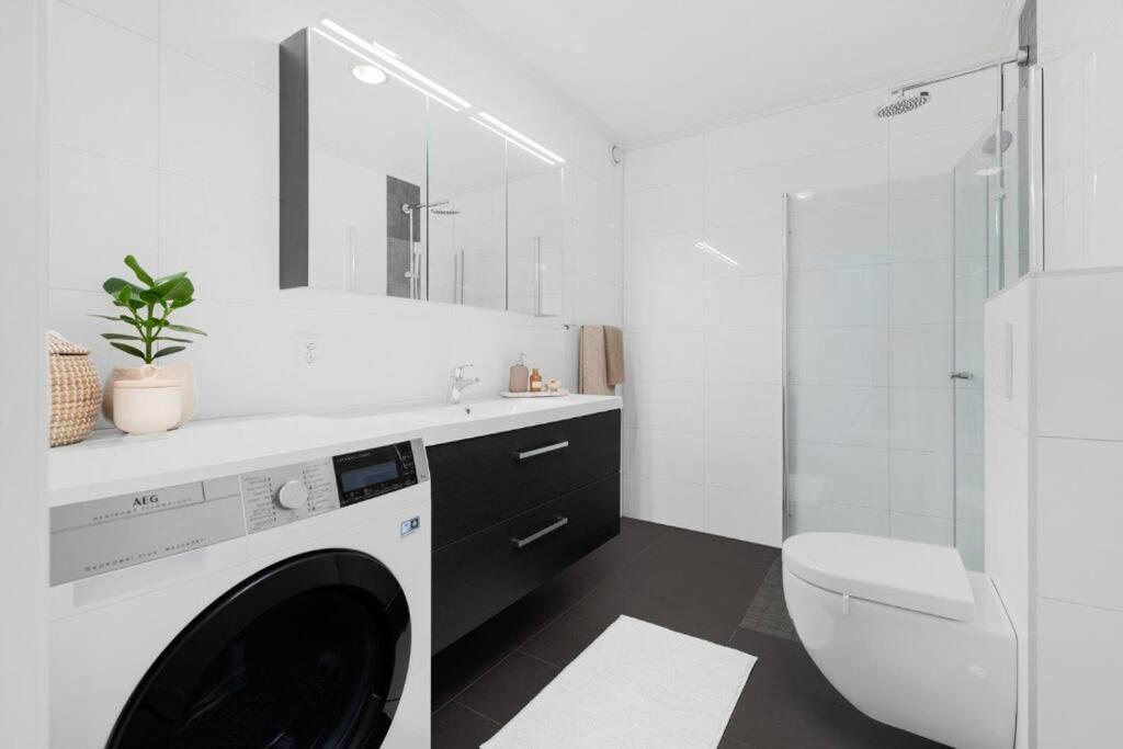 Apartmán Bakklandets Perle 3-Roms Trondheim Exteriér fotografie